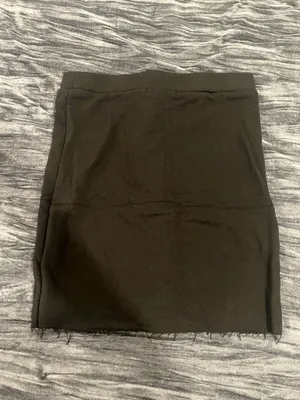 Black and White Lace-Up Mini Skirt Size S by Settle Down thumbnail 3