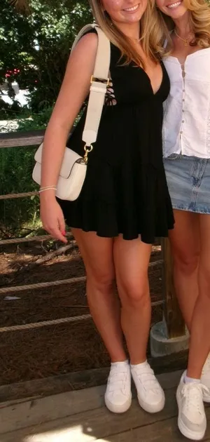 Princess Polly Black Mini Dress thumbnail 1