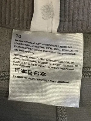Lululemon Pants Womens 10 Gray Ribbed Knit Zip Hem Lounge Sweatpants LW5EUBS thumbnail 11