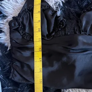 Zara Black Ruffle Babydoll Top, Goth Whimsigoth Grunge Indie Sleaze Coquette XS‎ thumbnail 4