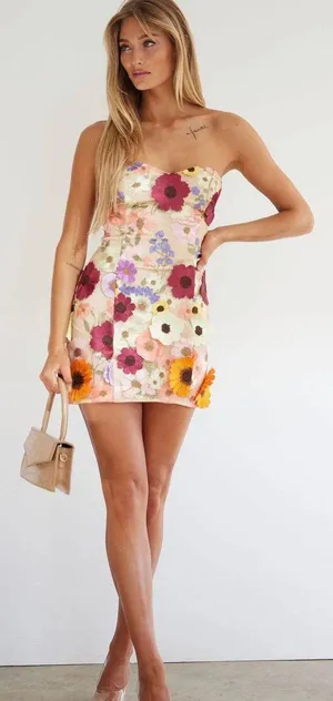 grammy flower dress thumbnail 1