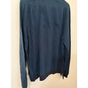 NEW Ted Baker Women's Size 6 Sweater Dark Blue Green Cotton Crewneck Pullover thumbnail 9
