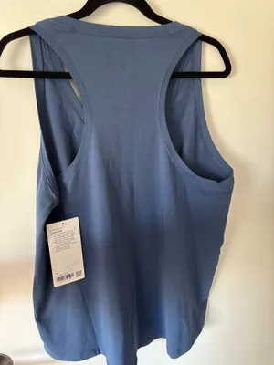 Lululemon Love Tank Blue Twill Pima Cotton 14 thumbnail 4