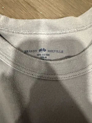 Blue Brandy Melville t-shirt cropped thumbnail 2