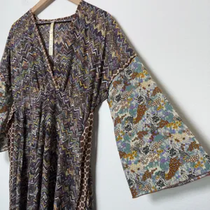 Anthropologie Uncle Frank Women Bohemian Dress Small Flare 70s Hippie Goblincore thumbnail 3