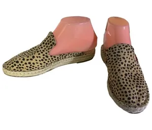 Dv Dolce Vita Beige And Brown Leopard Print Slide Mule Shoes (7) thumbnail 1