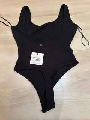 Missguided Black Bodysuit thumbnail 2