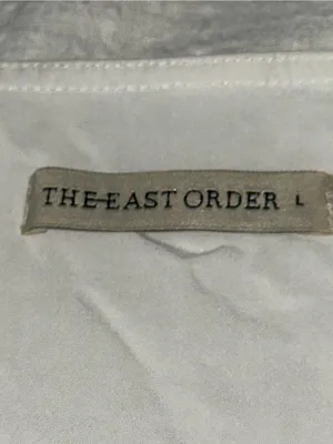 The East Order Women’s Size L White Cotton Lace Up Front Tank Mini Dress thumbnail 4