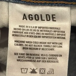 AGOLDE Riley Hi-Rise Straight Crop Jean 24 thumbnail 5