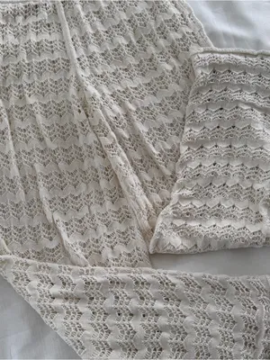 Abercrombie 100% cotton knit pants size medium thumbnail 2