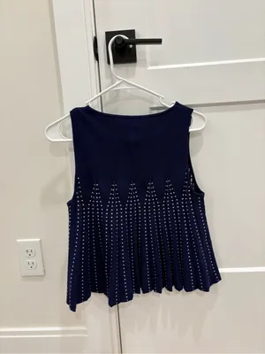 Maeve by Anthropologie Structured Swing Sweater Tank Size Small thumbnail 7