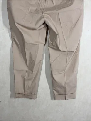Vuori Women’s Organic Cotton Vintage Ripstop Ankle Pants Drawstrings in Gravel L thumbnail 8