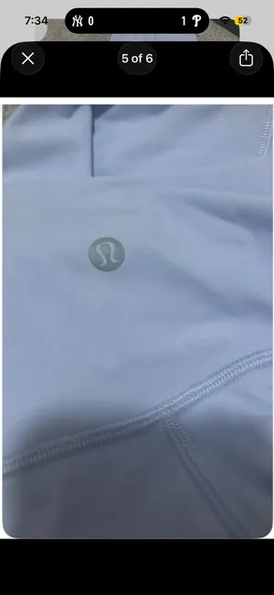 Lululemon Wunder Under High-Rise Tight 25" Pastel Blue thumbnail 5
