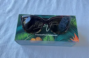 NWT Maui Jim Starfish Translucent Chocolate + Tortoise Frame Sunglasses w/ Trifold Case thumbnail 4