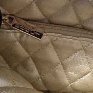 Scout Velvet Black Mini Tote With Dual Handles & Gold Quilted Interior Zip Close thumbnail 11