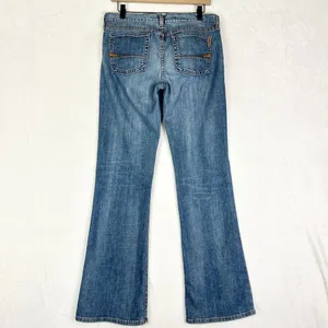 Abercrombie Ezra Fitch Women's Vintage Y2K Low Rise Bootcut Jeans Size 30 USA thumbnail 2