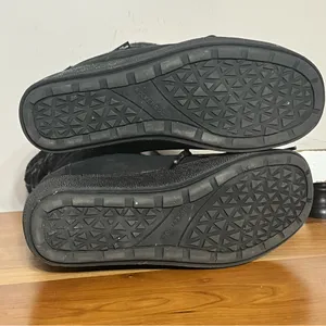 Rocket Dog Size 8 Cuffed‎ Gray & Black Lace-Up Cloth Combat Style Ankle Boots thumbnail 6
