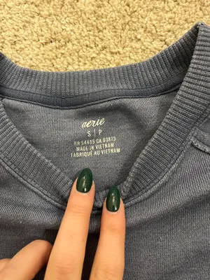 Aerie Cropped Crewneck Sweatshirt thumbnail 2