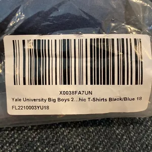 2 -Yale t shirts one gray one navy NWT Boys size 18 thumbnail 9