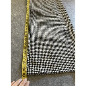 BeBop Black White Plaid Tie Front Wide Leg Pant M, Casual Travel Office Comfort thumbnail 10