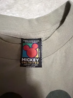 Disney Mickey unlimited medium Mickey Mouse military style tee thumbnail 4