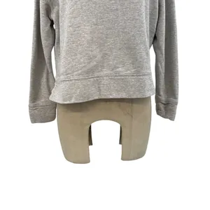 James Perse Light‎ Gray Crew Neck Terry Cotton Sweatshirt Size 0 / XS thumbnail 4