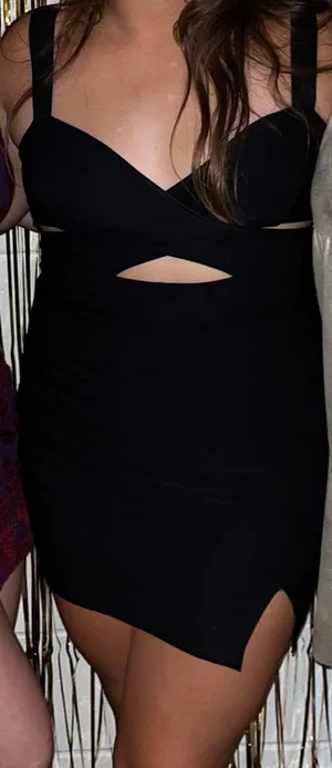 Windsor Black Mini Dress thumbnail 1