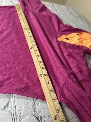 The North Face Lightweight Hoodie Women’s L Flash Dry Long Sleeve Pink Orange thumbnail 10