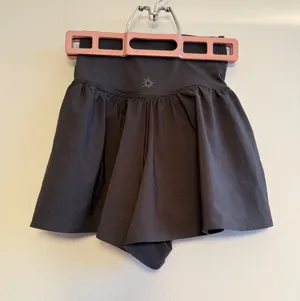 OFFLINE by Aerie Real Me Crossover‎ Skort Dark Gray XXS High Waist Ruffle Tennis thumbnail 1