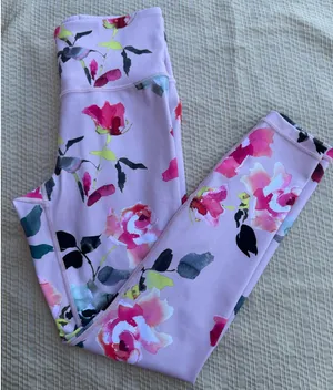 Athleta Floral Leggings thumbnail 1
