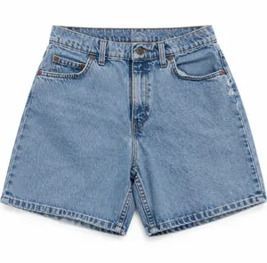 Levi’s 951 Orange Tab Relaxed Fit Light Wash Denim Shorts High Rise Cutoff thumbnail 1