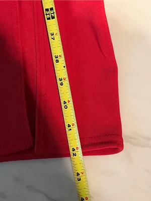 Missguided Red Bodycon Midi Dress Side Slit Spaghetti Strap NWT US 6 thumbnail 8