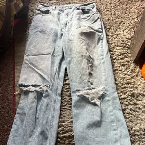 Abercrombie &‎ Fitch the ankle striaght ultra high rise jeans size 6 thumbnail 1