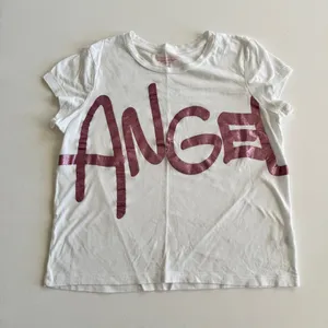 Victoria's Secret - Angel PJ Shorts and Tee in White Pink & Black thumbnail 4