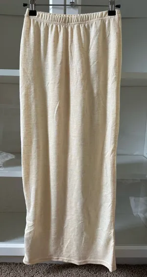 SheIn Yellow Maxi Skirt thumbnail 1