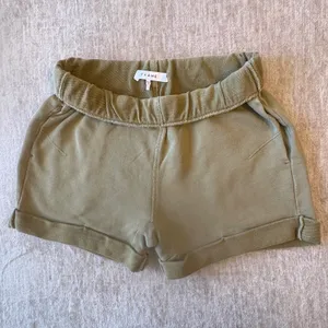 FRAME Pescara Roll‎ Cuff Shorts Womens XS Green Organic Pima Cotton Minimalist thumbnail 2