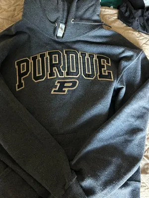 Purdue Sweatshirt Black Size M thumbnail 2