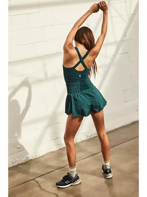 FREE PEOPLE Movement Way Home Skortsie in Empire Jewel Size Small thumbnail 2