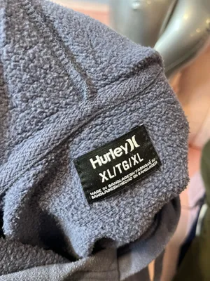 Gray Hurley hoodie with white and black logo, size XL #surf #skate thumbnail 5