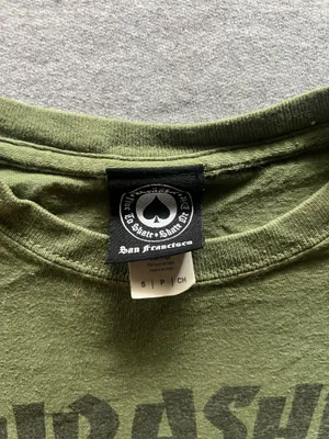 Olive Green Thrasher T-Shirt thumbnail 3