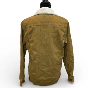 Brooklyn Cloth Corduroy Bomber Jacket with a Faux Shearling Lining thumbnail 4