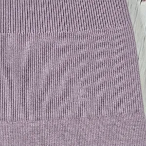 Everlane‎ Seamless Legging Ribbed High Waist M L Light Purple Lilac thumbnail 7