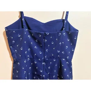 French Connection Mini Dress Womens Size 8 Blue New Floral Fit and Flare 71SWH thumbnail 11