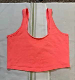 FP Movement Coral Pink Crop Tank Top Size S thumbnail 1