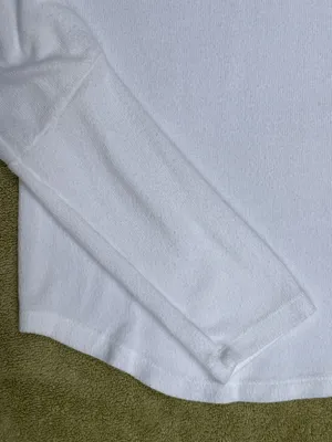 By Anthropologie White Turtleneck Top Classic Office Spring Capsulewardrobe S thumbnail 4