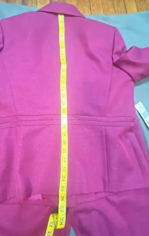Le Suit Women's Three-Piece Pant Suit with Scarf Wild Rose Size 12 thumbnail 9