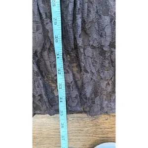 NWT Vintage 90s Y2k Lace Tiered Peasant Maxi Skirt Fairy Grunge Whimsigoth 2814 thumbnail 9
