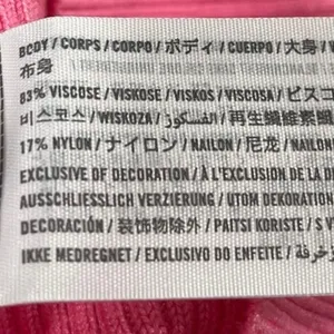Abercrombie & Fitch Pink Ribbed Knit Collared Polo Pullover Sweater Vest Top M thumbnail 4