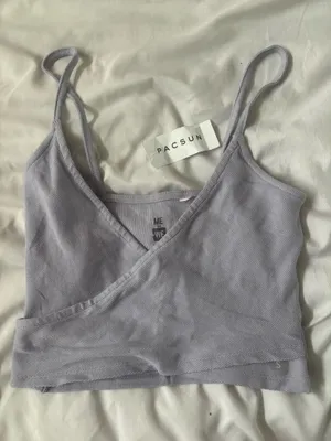 Pacsun Purple Crop Tank  thumbnail 1