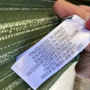 Exist Maxi Dress Large‎ Olive Green Cold Shoulder Striped Knit LMD8359 thumbnail 10